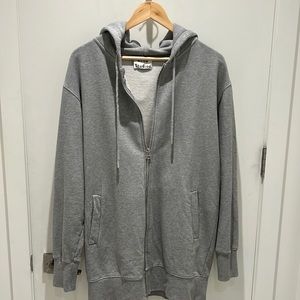 Acne Studios Grey Fonda Cotton Hoodie